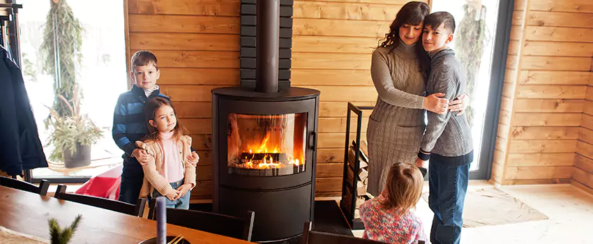 Morso Cast Iron Fireplace Insert Installation in Oak Park, Illinois