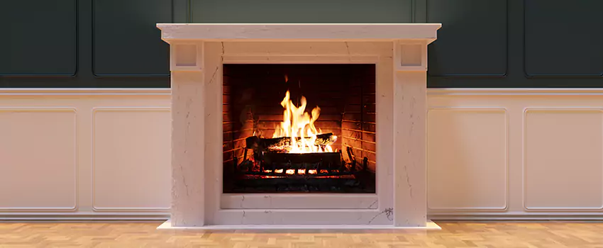 Open Flame Wood-Burning Fireplace Installation Services in Oak Park, Illinois